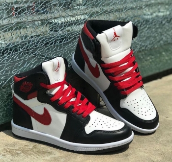 Replika Nike Air Jordan Siyah-Kırmızı