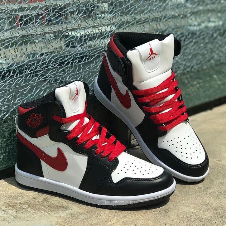 Replika Nike Air Jordan Siyah-Kırmızı
